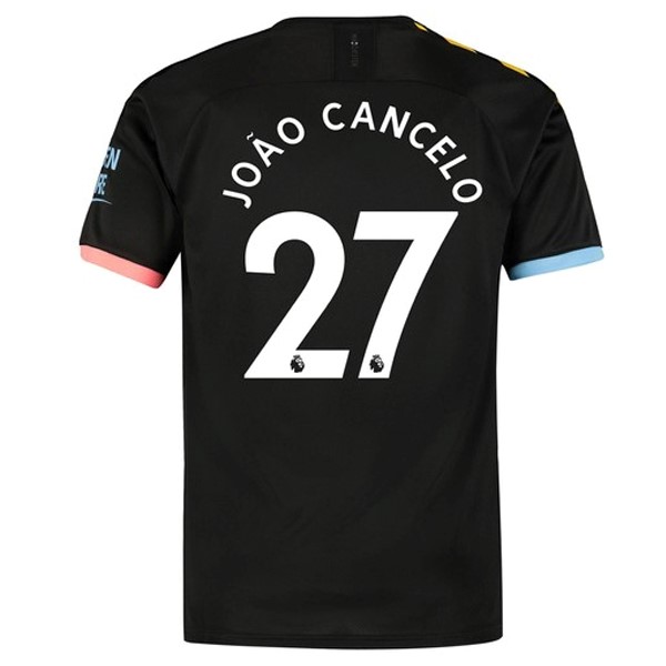 Camiseta Manchester City NO.27 Cancelo Segunda equipo 2019-20 Negro